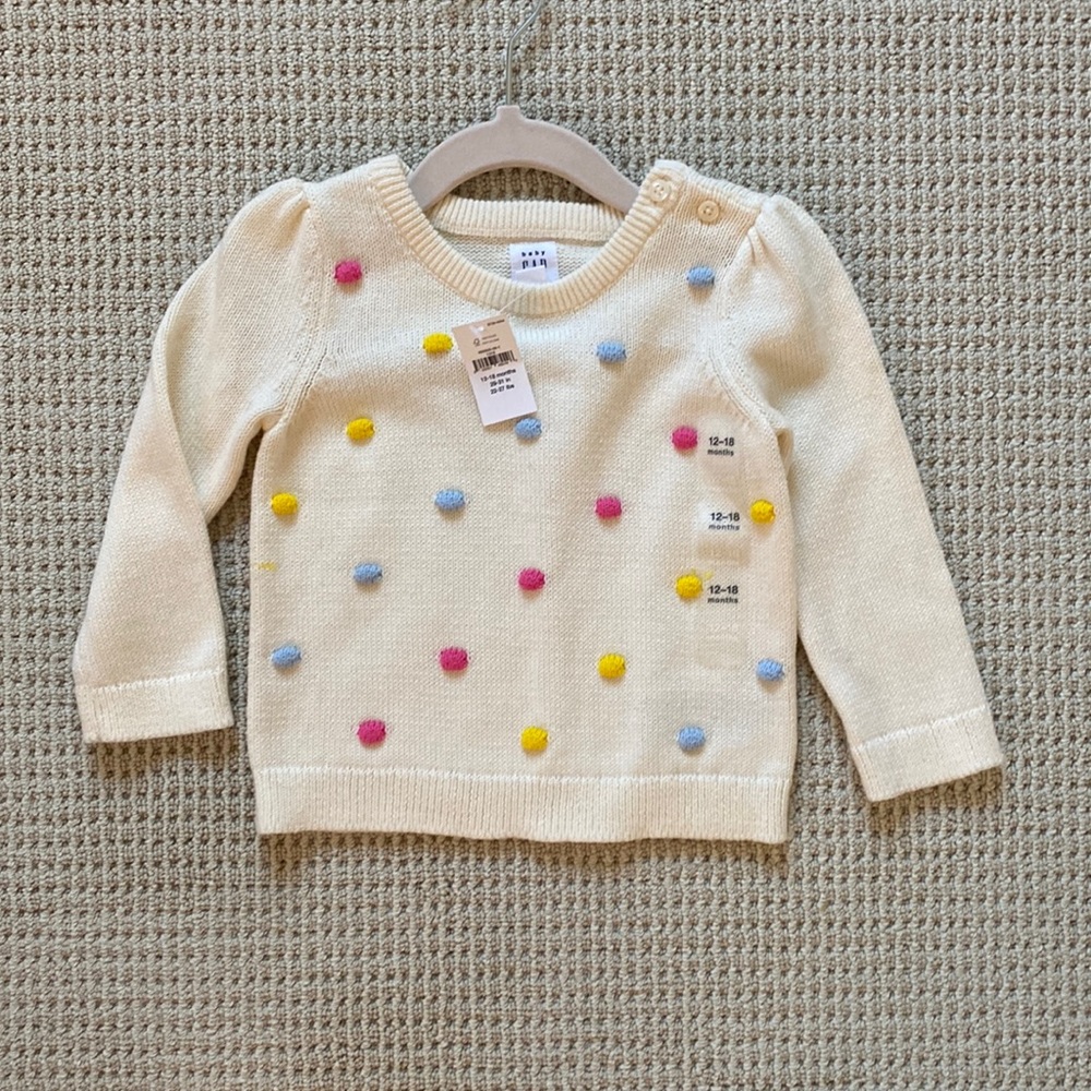 Baby gap 12-18 M bobble sweater
